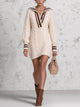 Cozy Knit Hooded Mini Dress