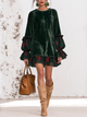 Effortlessly Chic Velvet Mini Dress